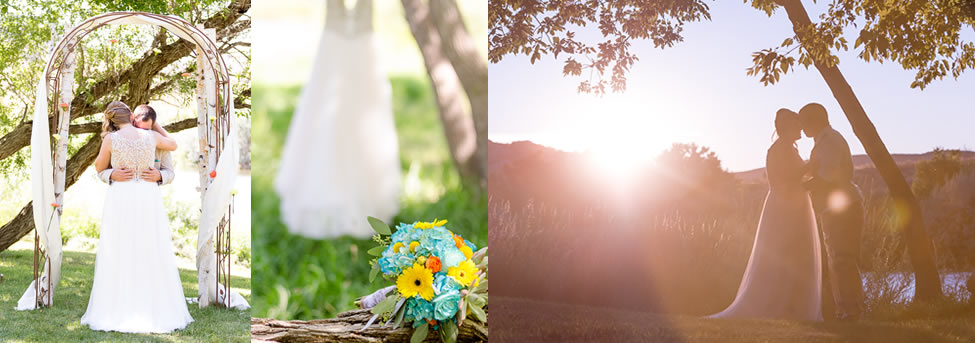 red butte ranch weddings collage